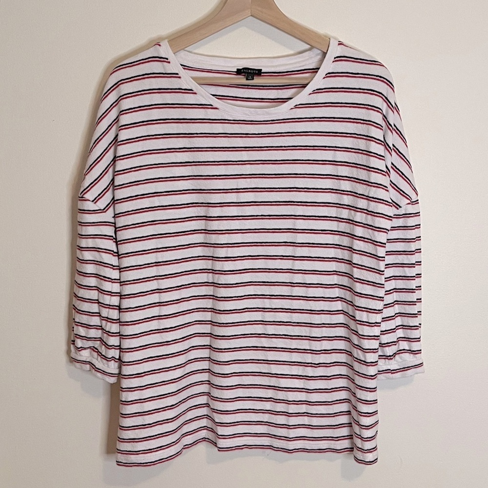 Talbots Terry Cloth Cotton Sweater